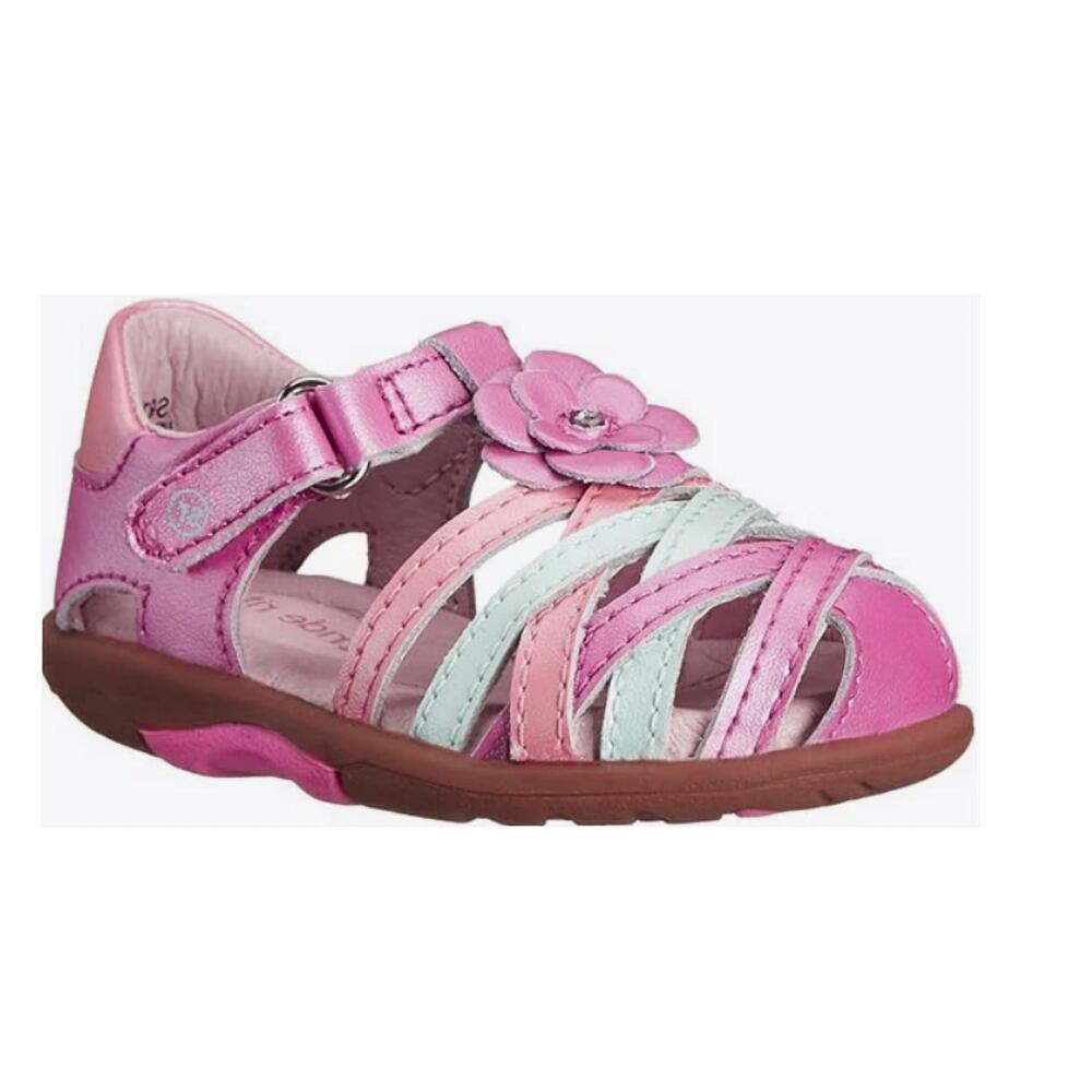 NEW STRIDE RITE toddler round-toe flat sandals in pink